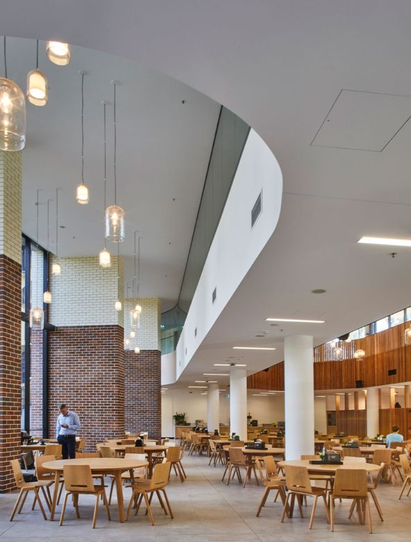 ANU Bruce & Wright Hall student housing architecture interior design