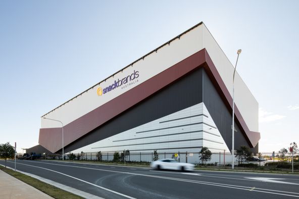 Snackbrands modern exterior building design