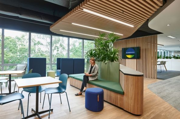 workplace interior photography Biomerieux Australia