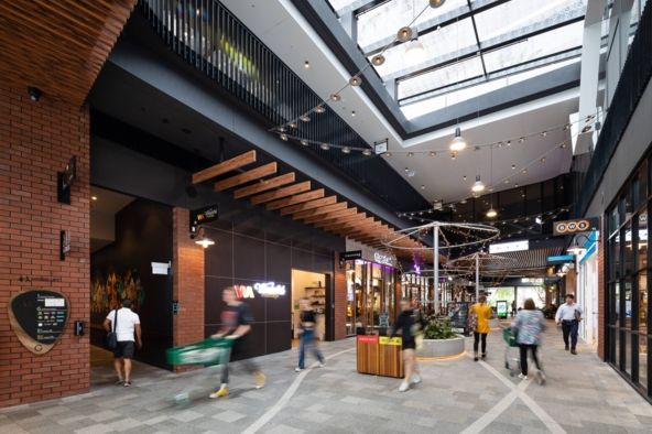 retail architecture photography Montague Markets West End