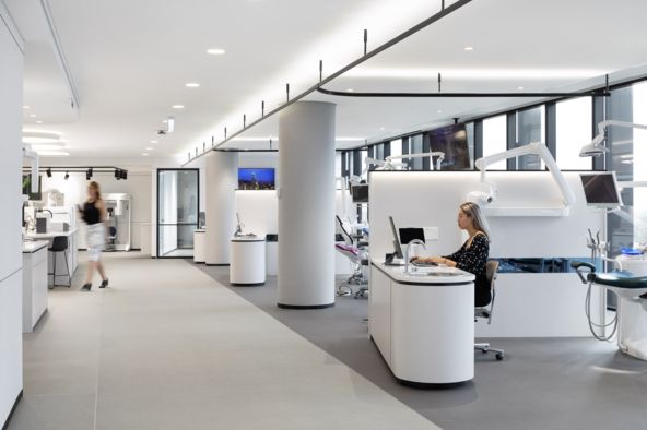 Modern commercial interior architecture Henry Schein Brisbane