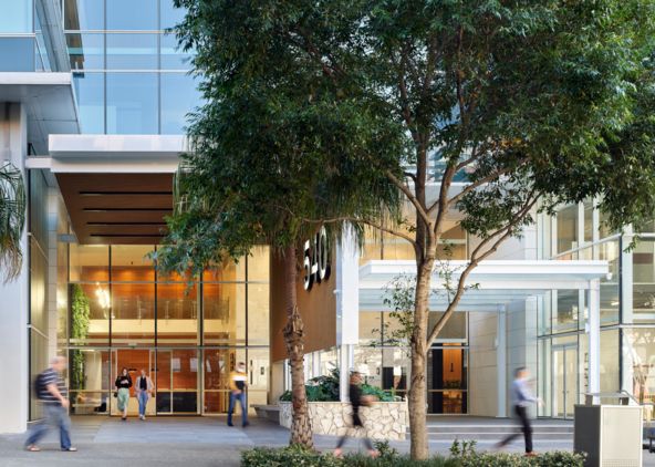 540 Wickham Street modern building design entrance