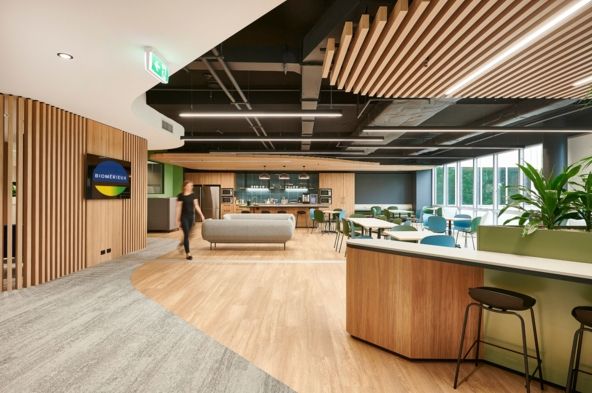 workplace interior photography Biomerieux Australia