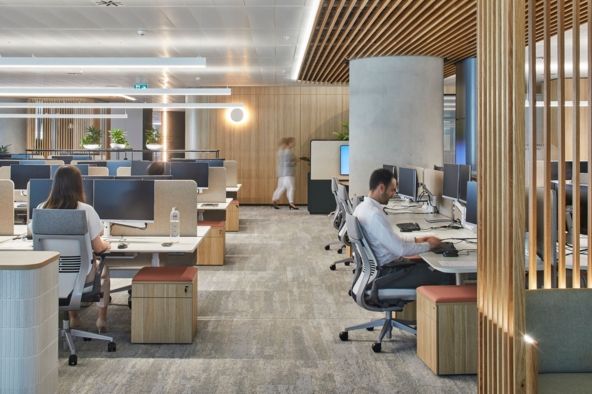 Modern interior design office space First Sentier Investors CBA Barang