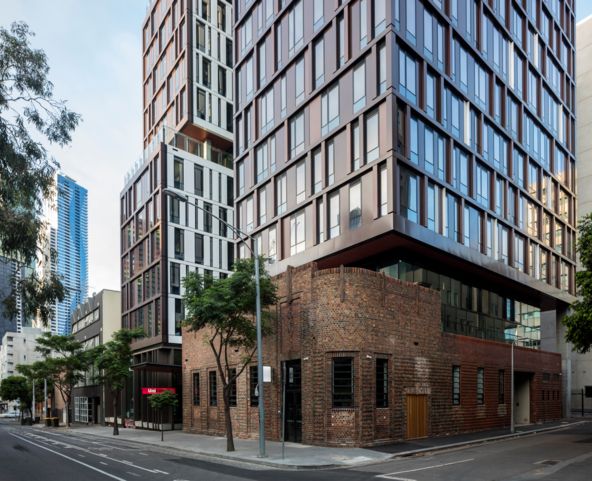 Different architectural styles Bouverie Street UniLodge