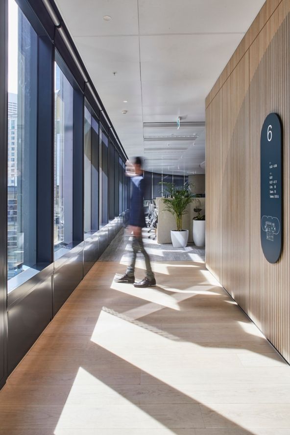 Modern interior office space design First Sentier Investors CBA Barang
