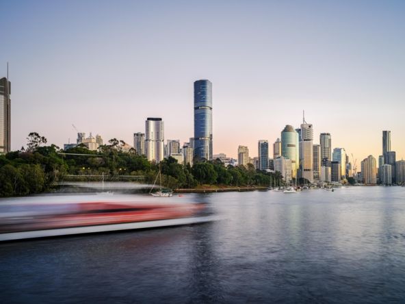 modern residential architecture photography brisbane sky tower
