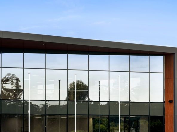 Modern commercial architecture Dexus Harvey Norman