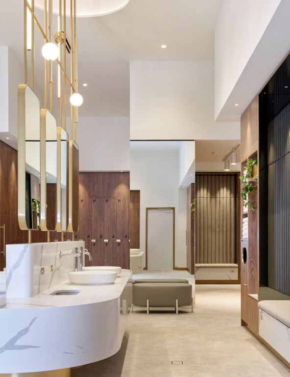modern interior design end of trip facility design