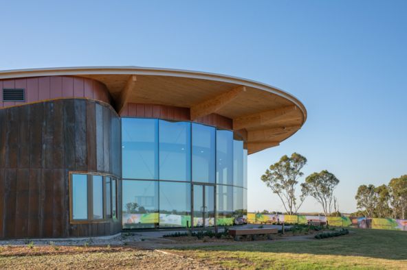 Western Sydney International Experience Centre building design