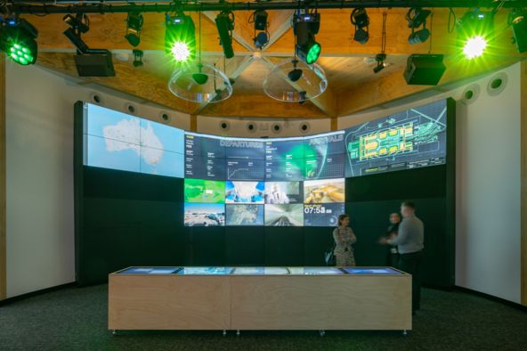 Western Sydney International Experience Centre modern interior design
