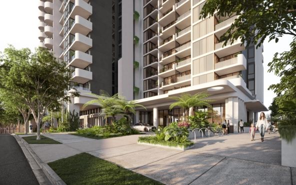 Architectural visualisation of modern building design 50 Quay Street