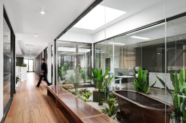 industrial architecture interior design workplace GWA