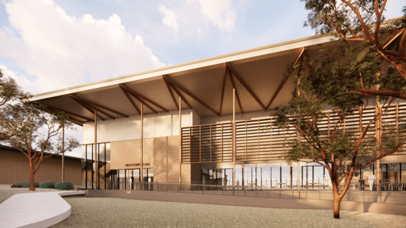 Georges River Grammar School architectural render visualisation