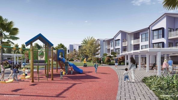Social housing project architectural design