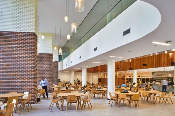 ANU Bruce & Wright Hall student housing architecture interior design