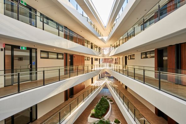 residential architecture inner courtyard