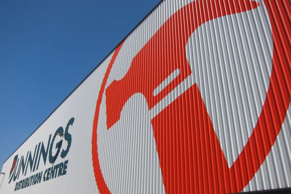 industrial architecture bunnings warehouse distribution centre