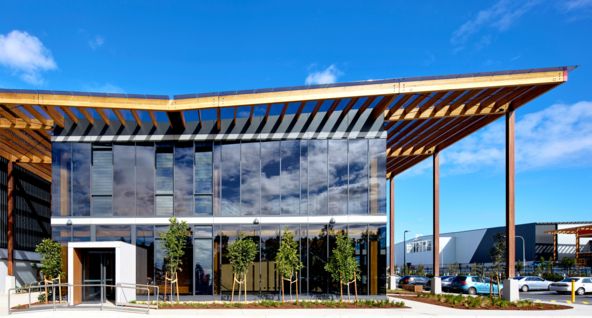 Industrial architecture commercial design facade