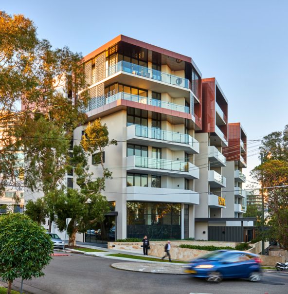 Residential apartment exterior