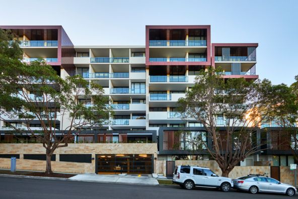 Residential apartment exterior
