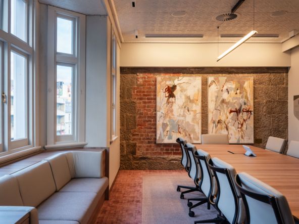 Workplace Fitout Boardroom Allianz Hobart