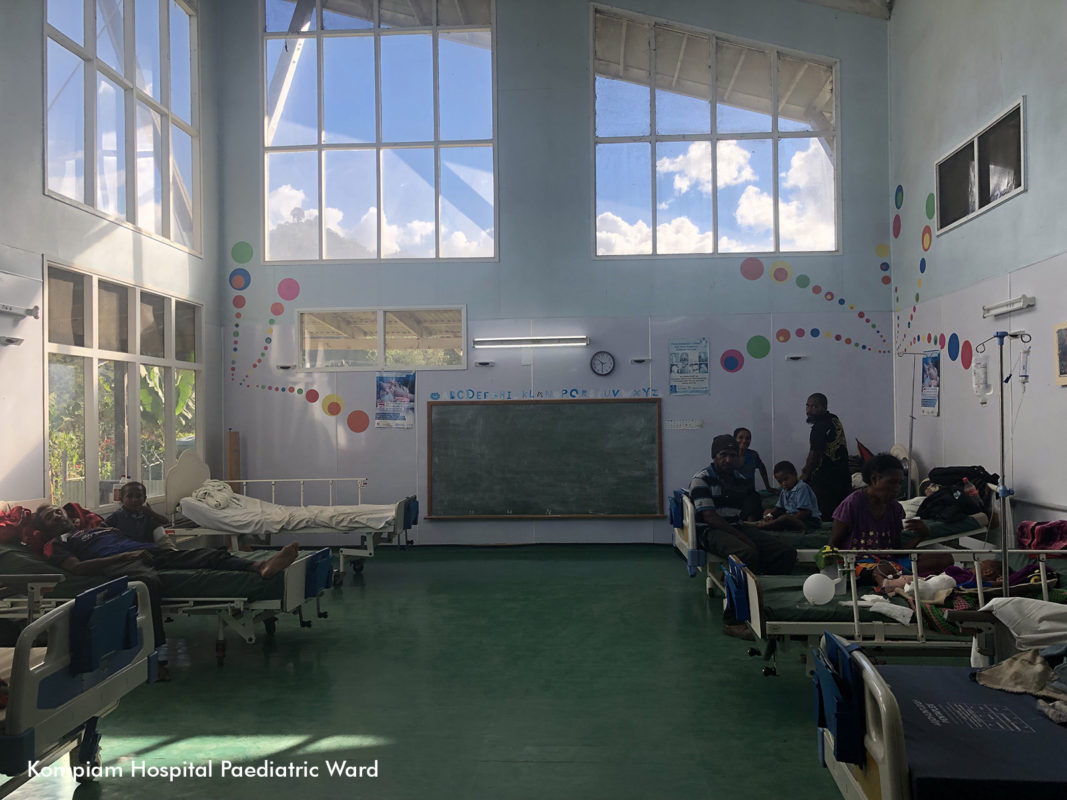 Kompiam Hospital visit July 2019